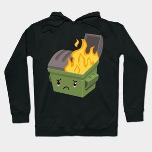 Dumpster fire meme, funny memes Hoodie